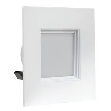 How to modernize ancient technology in about an hour while improving safety and being green at the same time. Feit Electric 50w Equivalent Warm White 3000k 4 In Square White Trim Recessed Retrofit Baffle R20 Downlight Led Module 90 Cri Ledrsq4 930 The Home Depot