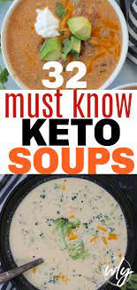 32 Low Carb Keto Soup Recipes Soup Recipes Creamy Soup Recipes Crockpot Soup Recipes