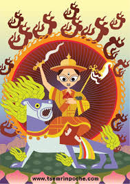 Anime Style Dorje Shugden Www Tsemrinpoche Com Buddha Image Buddhist Art Tibetan Art