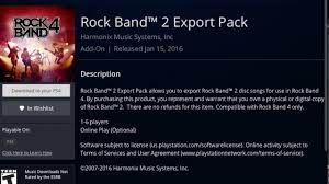 Los angeles — here's what you'll be rocking out to in rock band 2. Rock Band 4 Export Guide How To Import Rock Band 2 Ps4 Youtube