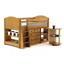 Verona Midsleeper Bed In Solid Pine Available As Set With Furniture Childrens Cabin Beds Boys Cabin Bed Mid Sleeper Bed