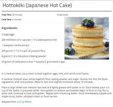 Japanese Hot Cakes Japanese Pancake Japanese Cheesecake Recipes Japanese Pancake Recipe
