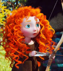 Little Merida Watched This Again Today Reminded Me How Much I Love My Crazy Curly Hair Filmes De Animacao Merida Princesas Disney