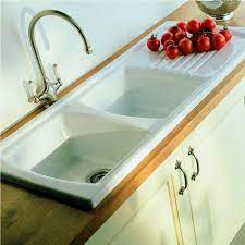 Undermount kitchen sink steel base covered in porcelain enamel resists scratches, stains and chipsread more. Porcelain Kitchen Sink Double Kitchen Sink Design Drainboard Sink Ceramic Kitchen Sinks