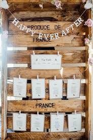 Crate Pallet Table Seating Plan Chart Stationery Bunting