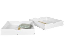 Le quai des affaires tiroir de rangement toby / gris tiroir de lit. Lot De 2 Tiroirs Pour Lit Adulte Superpose Wood Mobilier Fonctionnel