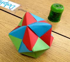 Origami Math Gives Spatially Gifted Students A Chance To Shine It Helps Students Follow Directions And It S Geometric Origami Origami And Math Creative Math