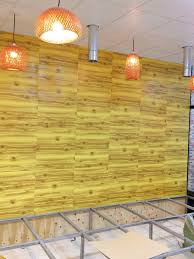 Xốp 3D giả gỗ mã 04 gỗ vàng - Thế giới nhà đẹp 3D