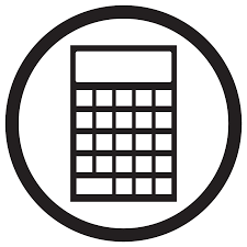 Iphone style icon pack author: Device Calculator Icon Black White By 09910190 Thehungryjpeg Com