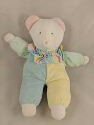 Eden Terry Cloth Clown Bear Plush 12 Stuffed Animal Eden Bear Plush Teddy Bear Plush Musical Plush
