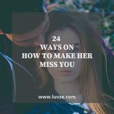 Send her random texts to make her smile to make her feel special and want you more. How To Make Her Miss You Like Crazy 24 Proven Tips