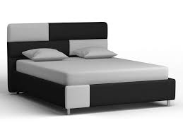 Le lit adulte se décline sous différents revêtements comme le tissu, le laqué ou encore vernis. Lit Adulte 160x200 Cm Xamm Coloris Noir Et Blanc Conforama