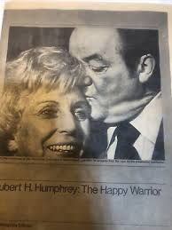 Hubert H Humphrey The Happy Warrior Minneapolis Tribune