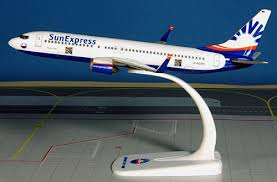Every flight brings you closer to a free flight: Flugzeugmodelle Sunexpress Boeing 737 800 1 200 Flugstatistik Shop