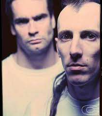 Maynard James Keenan of TOOL with Henry Rollins of Rollins Band/Black Flag  • 1993 • Photo by Chris Cuffaro