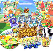 Over 100k happy customers · thousands of products · secure checkout Animal Crossing New Horizons Game Theme Party Supplies Animal Forest Game Birthday Party Decoration Games Party Tableware Disposable Party Tableware Aliexpress