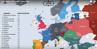 De situatie in een land kan snel veranderen. De Kaart Van Europa Door De Jaren Heen Polen In Beeld