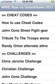 Raw 2011 has cheat codes for unlocking secret characters, alternate costumes, and more. Wwe Smackdown Vs Raw 2011 Cheat Codes For Ppsspp Yellowvilla
