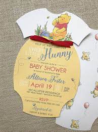 Winnie The Pooh Baby Shower Invite Classic Winnie The Pooh Etsy Disney Baby Shower Baby Bear Baby Shower Surprise Baby Shower