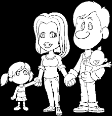 Ver más ideas sobre dibujos para niños, dibujos para colorear, dibujo de niños jugando. Familia Feliz Dibujo Para Colorear