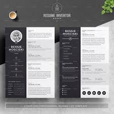 The general rule of thumb with resume length is to not go beyond 2 pages. Resume By Resumeinventor Graphicriver