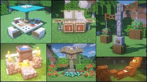 One of my favorites to attempt to build is a beach house, and this is a great one that features a lovely don't forget to consider throwing in some minecraft mods to change up the game and make some of the building a bit easier. Minecraft 30 Garden Build Hacks And Ideas Youtube
