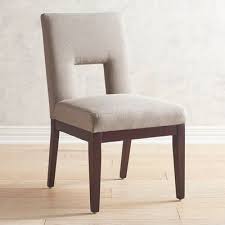 The Traditional 1930s Parsons Chair Takes An Ultra Modern Turn With The Addition Of A Bold Scu Grey Upholstered Dining Chairs Dining Chairs Gray Dining Chairs