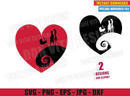 Jack Sally And Baby Stroller Svg Dxf Png Nightmare Before Christmas
