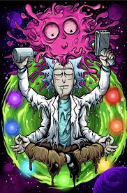 Rick And Morty Meditation 1110x1686 Download Hd Wallpaper Wallpapertip