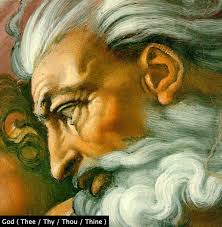 This might be God's Zoom screen, complete with Pronouns.