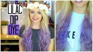 I bleached it with a 20 volume developer bleach and let it sit for 30 minutes. My Hair Journey Dip Dyeing My Hair Lilac Sophdoesnails Youtube