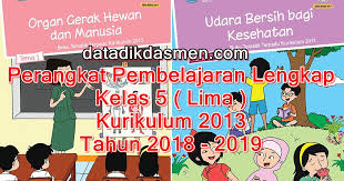 Check spelling or type a new query. Perangkat Pembelajaran Lengkap Sd Kelas 5 Kurikulum 2013 Tahun 2019 2020 Infodikdasmen