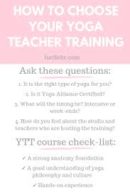 should you bee a yoga instructor