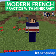 Watch Me Play Minecraft In French Minecraft En Francais Learn French French Practice Vocabulary In Context