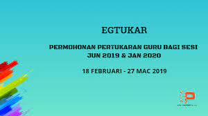 Savesave egtukar 2019 for later. Permohonan Egtukar Sesi Jun 2019 Dan Jan 2020 Pendidik2u