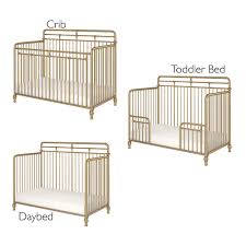 Whatever you're shopping for, we've got it. Little Seeds Monarch Hill Hawken 3 In 1 Convertible Metal Crib Gold Walmart Com Walmart Com