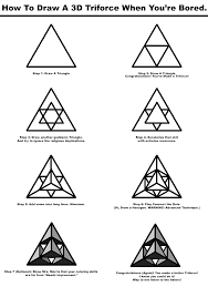 The magic of the internet. How To Draw A 3d Triforce Imgur