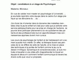 :) j'ai eu à faire aussi une lm pour rentrer dans une fac de psycho, suite à une réorientation. Exemple De Lettre De Motivation Pour Fac Le Meilleur Exemple