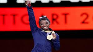 Simone biles performs the yurchenko double pike while competing on the vault saturday in indianapolis. Jwc5mkfs13lhmm