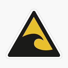 An earthquake longer than 20 seconds, sea water suddenly retreating, or a roaring sound coming from the ocean. Tsunami Warning Stickers Redbubble