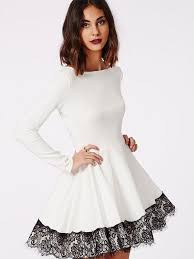 Women S Fashion Long Sleeve Dress Round Neck High Waist Dress Black Lace Christmas Party Dres Long Sleeve Cocktail Dress Special Dresses Holiday Party Dresses