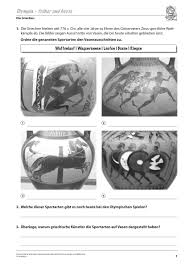 Wer darf an den spielen teilnehmen? Sekundarstufe Unterrichtsmaterial Geschichte Ur Und Fruhgeschichte Olympia Fruher Und Heute Vertretungsstunde