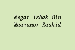Discover more posts about emrad. Megat Ishak Bin Maamunor Rashid Peguambela Dan Peguamcara In Jalan Tun Perak