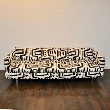 The tuxedo sofa is distinguished by its boxy shape and decorative tufts, with its arms and back roughly the same height. Mid Century Modern Tuxedo Sofa In Custom Made Fabric For Sale Image 10 Of 10 Modern Tuxedo Comfortable Sofa Reupholster