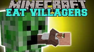 Minecraft Eat Villagers Get Emeralds The Easy Way Mod Showcase Popularmmos Minecraft Popularmmos Minecraft