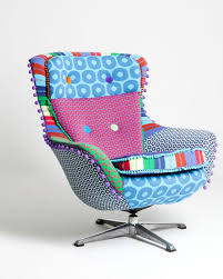 Buttonbox Deryn Relph Cute Reading Chair For Kids Room Funky Chairs Fancy Chair Patchwork Furniture