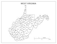 West Virginia County Map Pdf West Virginia Labeled Map