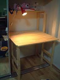 It's not just desks that can be built using the various parts and pieces that ikea offers but also various other pieces of furniture like craft tables for example. Fold Down Desktop From The Ivar Unit Ikea Hackers Small Office Furniture Home Office Furniture Ikea
