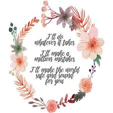 Hamilton Dear Theodosia Lyrics Broadway Musical 8 10 Poster Print Best Quotes Love Other Things Bestquotes