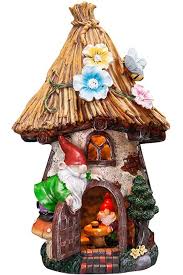 Amazon Com Garden Gnomes Patio Lawn Garden Solar Lights Garden Whimsical Garden Garden Statues
